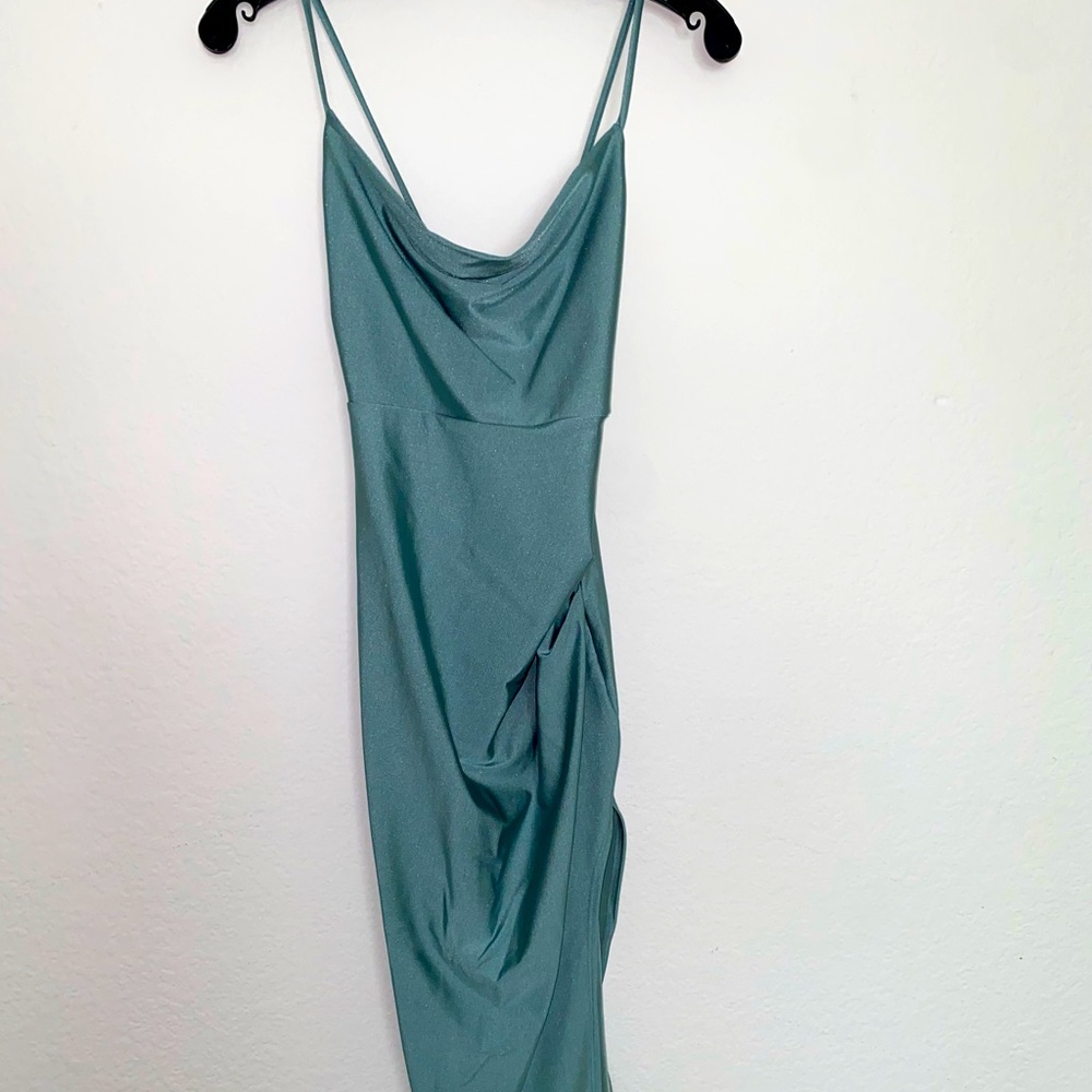 Side Ruched Cami Dress